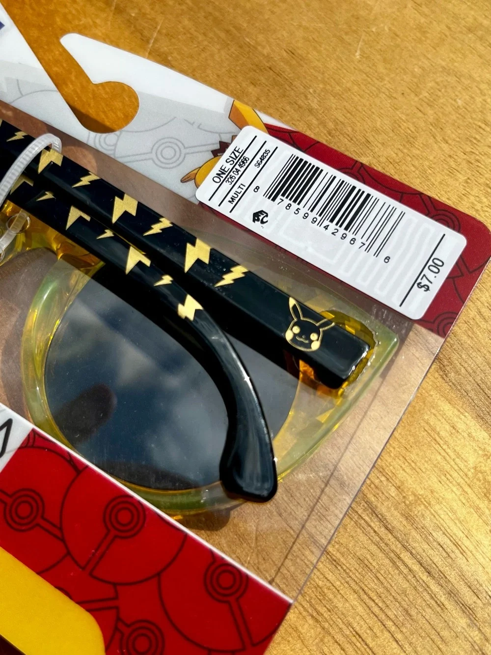 *3/$15, Pokemon Yellow Lightning Kids Sunglasses with Mirrored Lenses